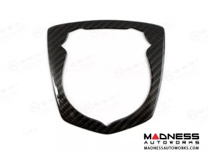 FIAT 500 ABARTH Front Emblem Frame - Carbon Fiber